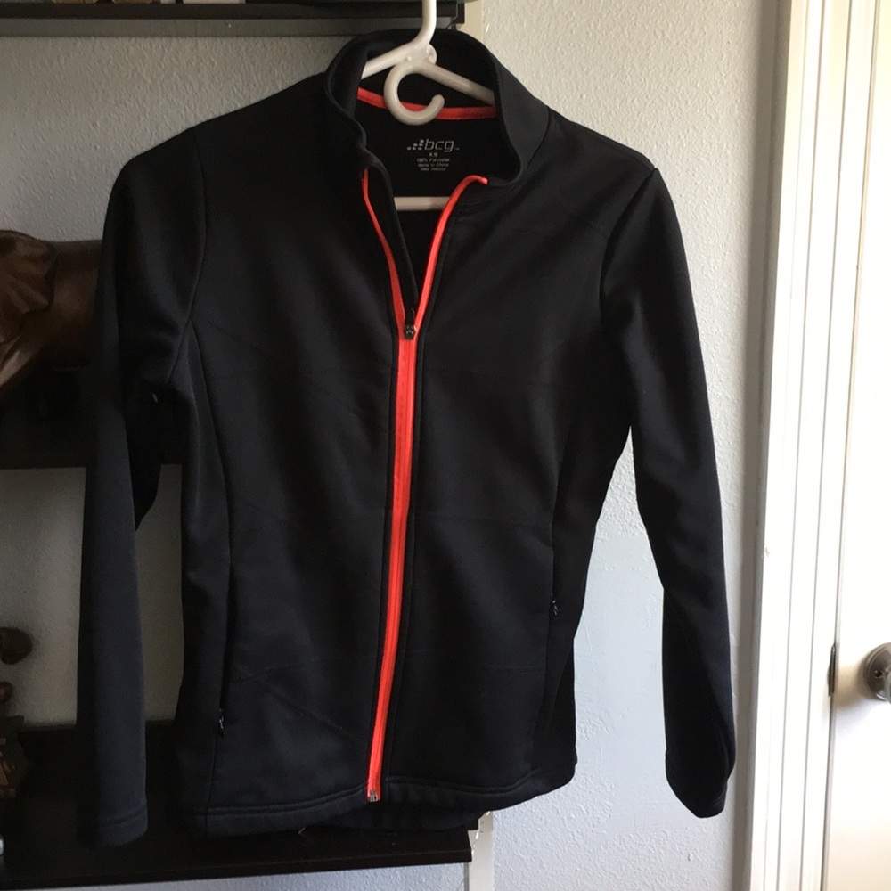 Black outdoor jacket